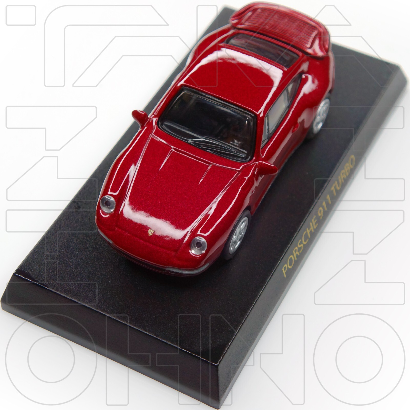 PORSCHE 911 993 TURBO 1995 MINICAR COLLECTION 1 KYOSHO 1:64 WINE