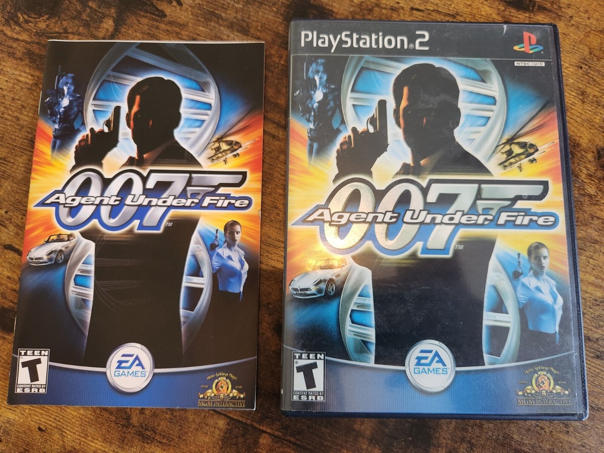 007 Agent Under Fire (Playstation 2, PS 2, 2001) Complete in
