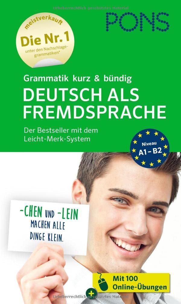 9783125620728 PONS Grammatik kurz & bündig Deutsch als Fremdspr...t-Merk-System