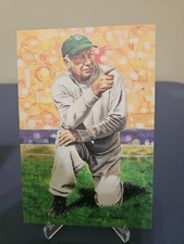 EARLE GREASY NEALE Unsigned HOF 1991 Football Goal Line Art Card GLAC - #/5,000