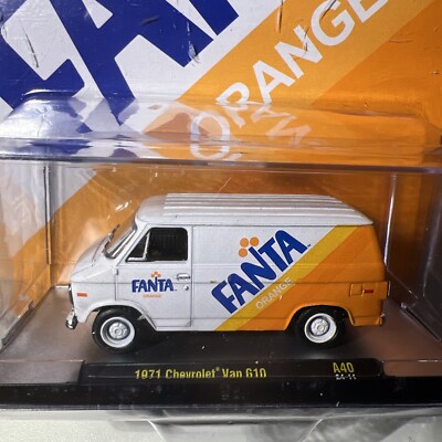 M2 Machines 1971 Chevrolet Van G10 - 2024 Coke Fanta Orange