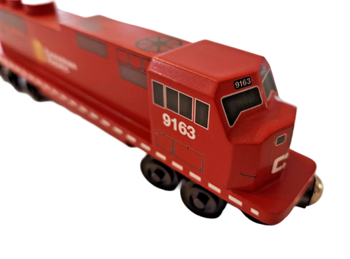 Locomotora de madera Whittle Shortline Railroad Canadian Pacific SD70 9163 - Imagen 3 de 6