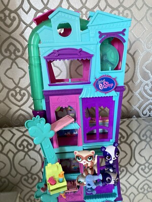 Littlest Pet Shop Flipperhaus, 2 Haustiere und Zubehör, RAR