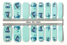 Cute Koalas Nail polish strips / Nail Wraps / Nail Stickers