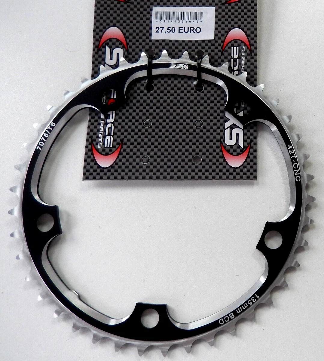 Plateaux Rotor Qrings Ovalisés pour SRAM AXS 107mm - 48/35, 50/37