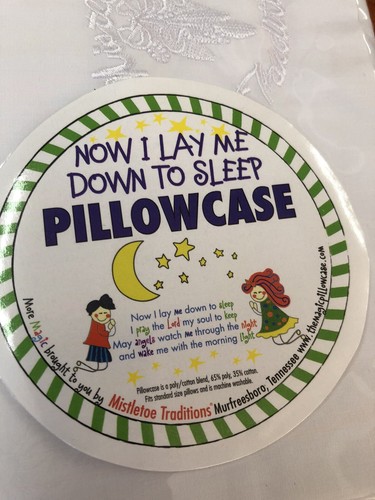 NEW Now I Lay Me Down To Sleep Standard Pillowcase Sealed In Original Pkg - Picture 4 of 6