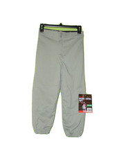Franklin Gray Deluxe Baseball Softball Pants Youth Large New