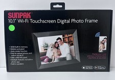 Sunpak - 10.1Wi-Fi Touchscreen Digital Frame - Black
