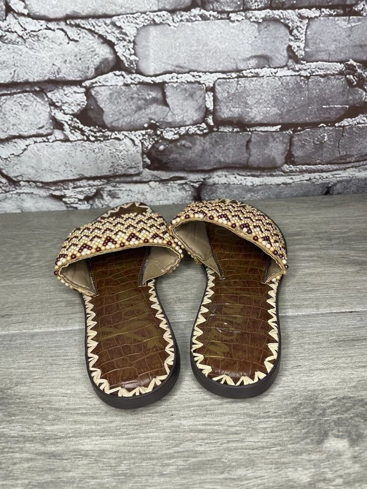 Sandalias múltiples Sam Edelman Gunner 3 perlas melocotón para mujer talla 6,5 M EE. UU./36,5 UE Foto 4 de 4