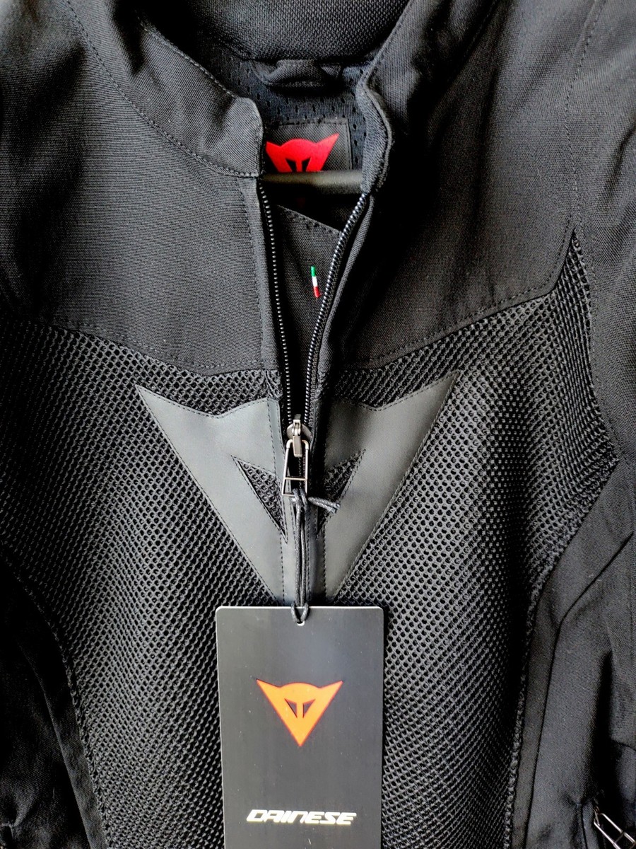 NWT Dainese MIG Leather-Tex Jacket EU50 Black | Leather & Textile