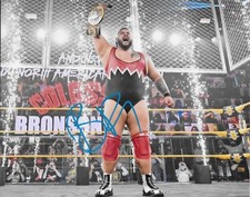 Autographed Wrestling Bronson Reed Signed WWE 8x10 Photo #1 Original