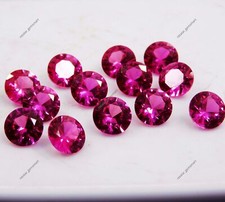 Natural Pink Sapphire 9 MM 5 Pcs Loose Gemstone Certified Round Cut Ceylon Lot