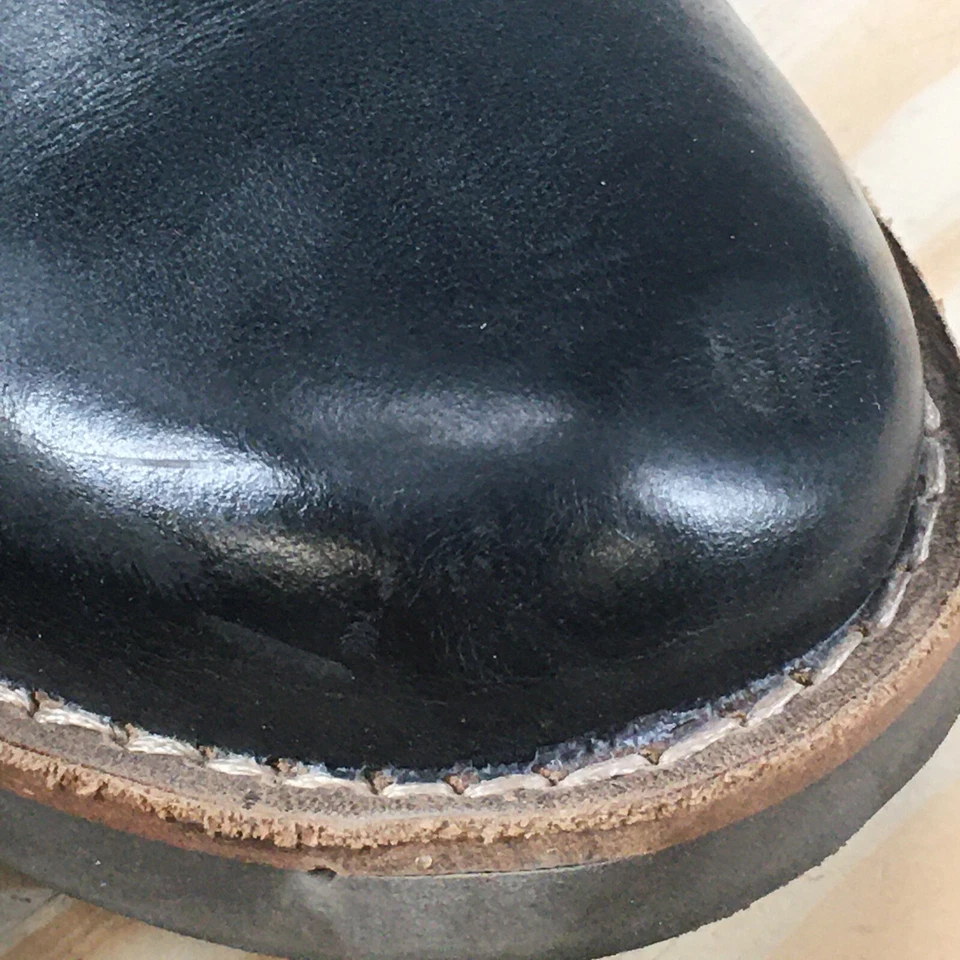 原装企鹅正装鞋男式 9 Willie OP 系带休闲牛津蓝色皮革 — 第 4/4 张图片