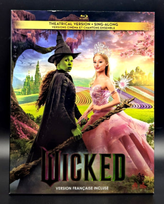 WICKED Blu-ray + SLIPCOVER Theatical Version + Sing-Along [BRAND NEW & SEALED]