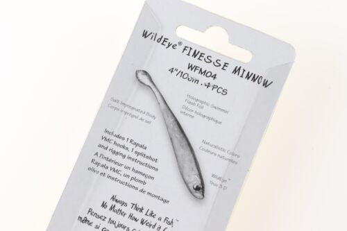 STORM WILDEYE FINESSE MINNOW - WFM04 - 10 cm - 4 pezzi - AZ303 - Imagen 3 de 4