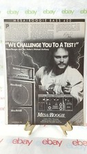 MESA BOOGIE GUITAR AMPLIFIERS  advertisement print 11 X 8.5 VAN HALEN