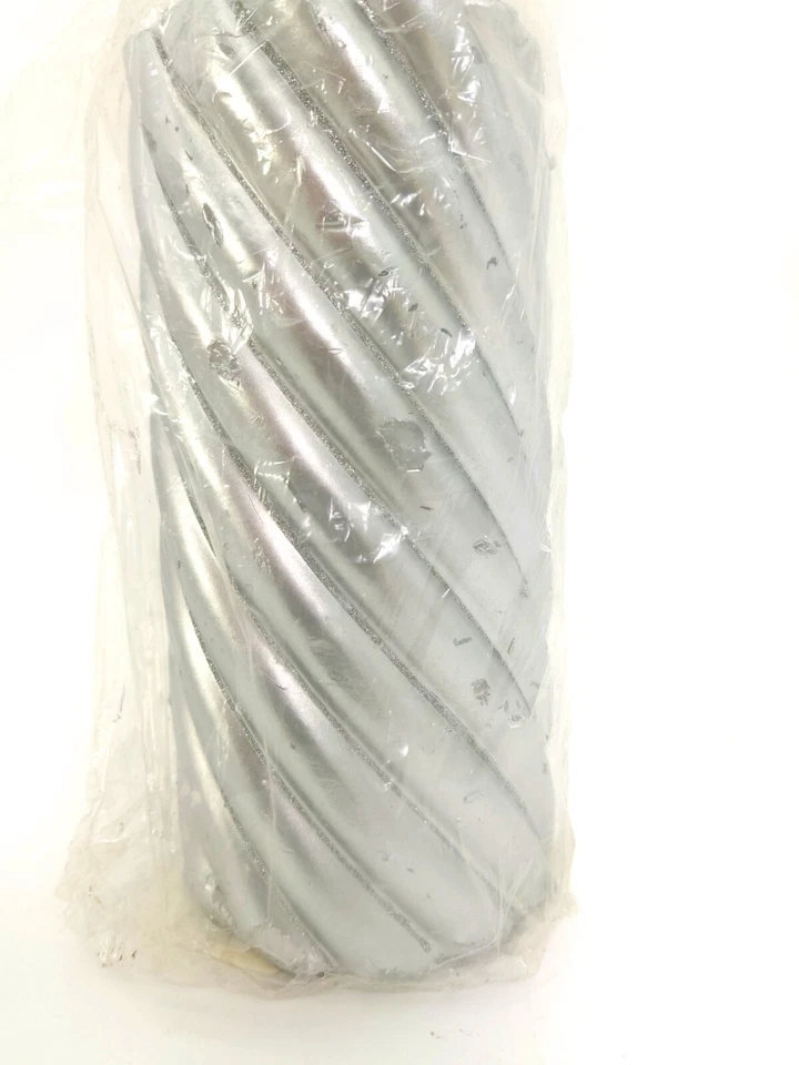 Christmas Holidays New Year Pillar Silver Candle Made in Italy - Image 4 of 4