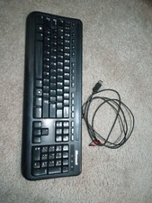 Microsoft Wired USB Keyboard 400 Series Model 1366 Black