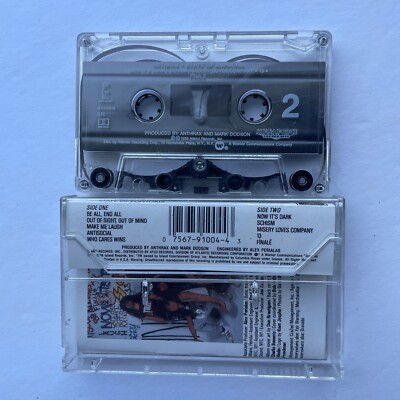 Anthrax - State Of Euphoria Cassette 1988 Megaforce Worldwide – A4