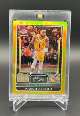 2022-23 Panini One and One NBA   D'Angelo Russell GOLD /10! Los Angeles Lakers