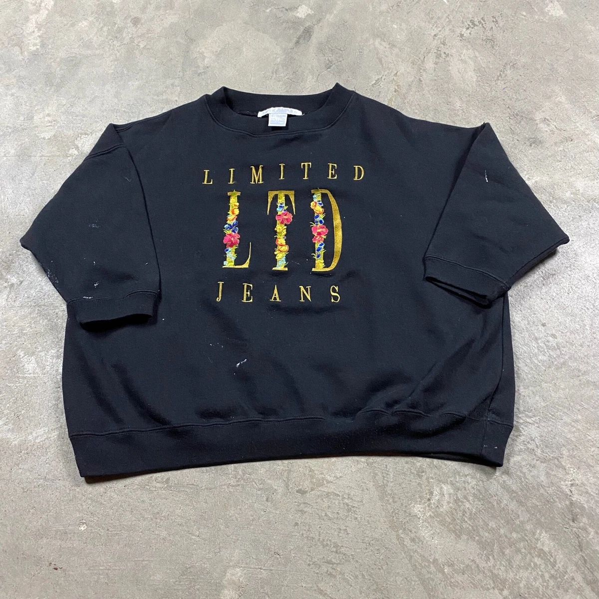 Distressed sweatshirt with holes new arrivals