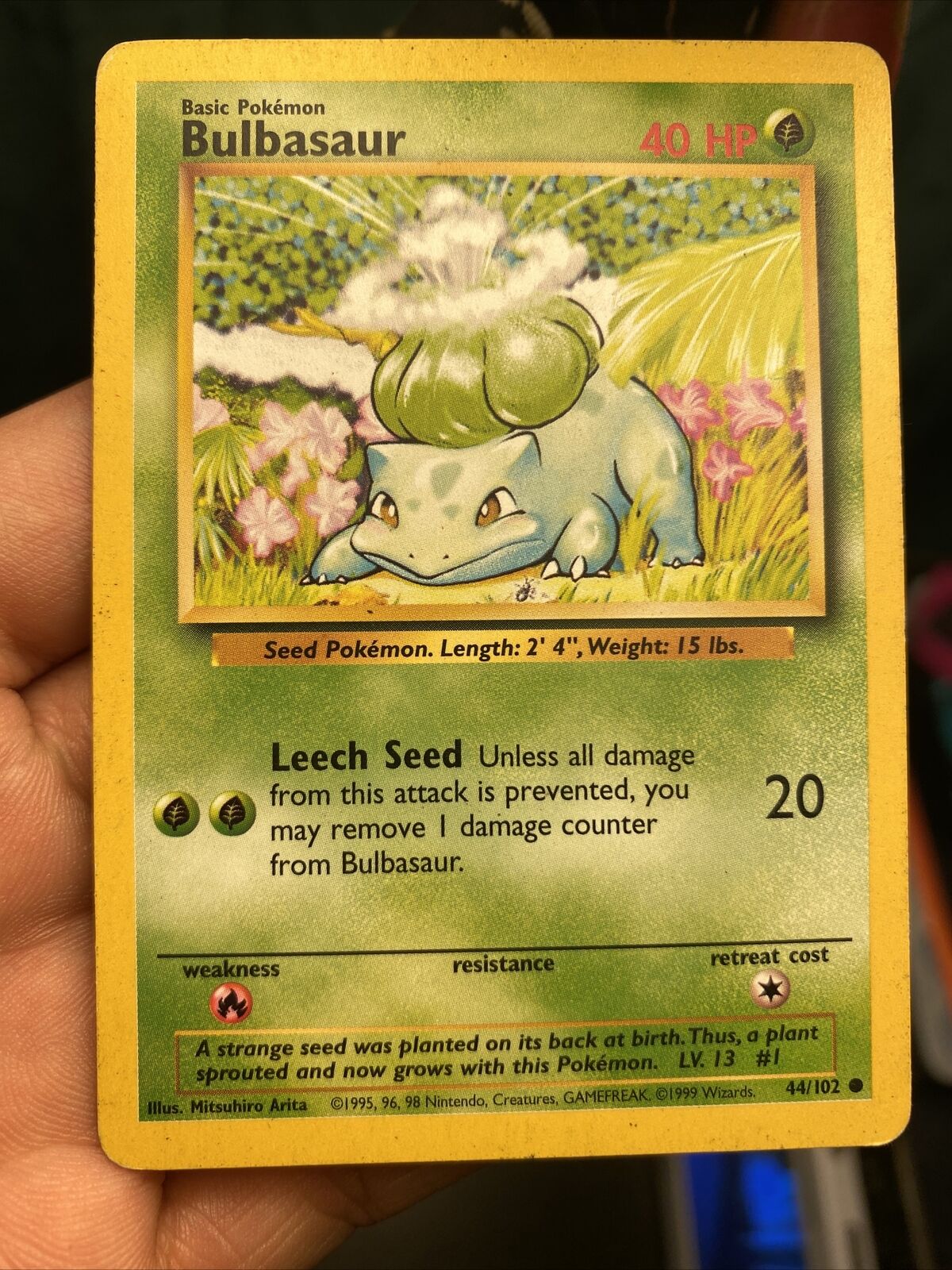 Pokémon Card Database - Base - #44 Bulbasaur