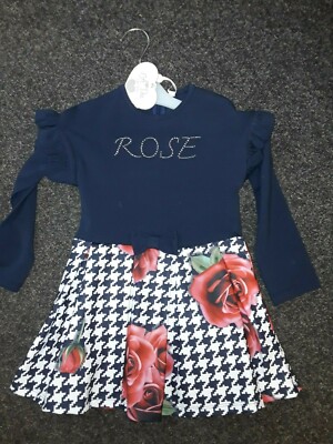 SALE A*DEE KLEID (STIL W194711 DAX) MARINEBLAU GRÖSSEN 4 JAHRE 5 JAHRE 10 JAHRE