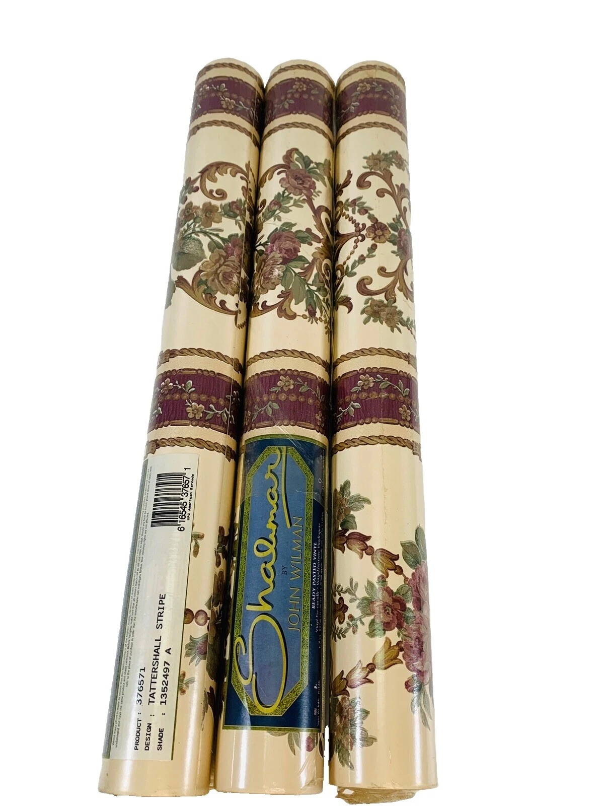 French Country Vinyl Coated Wallpaper Rolls & Sheets
