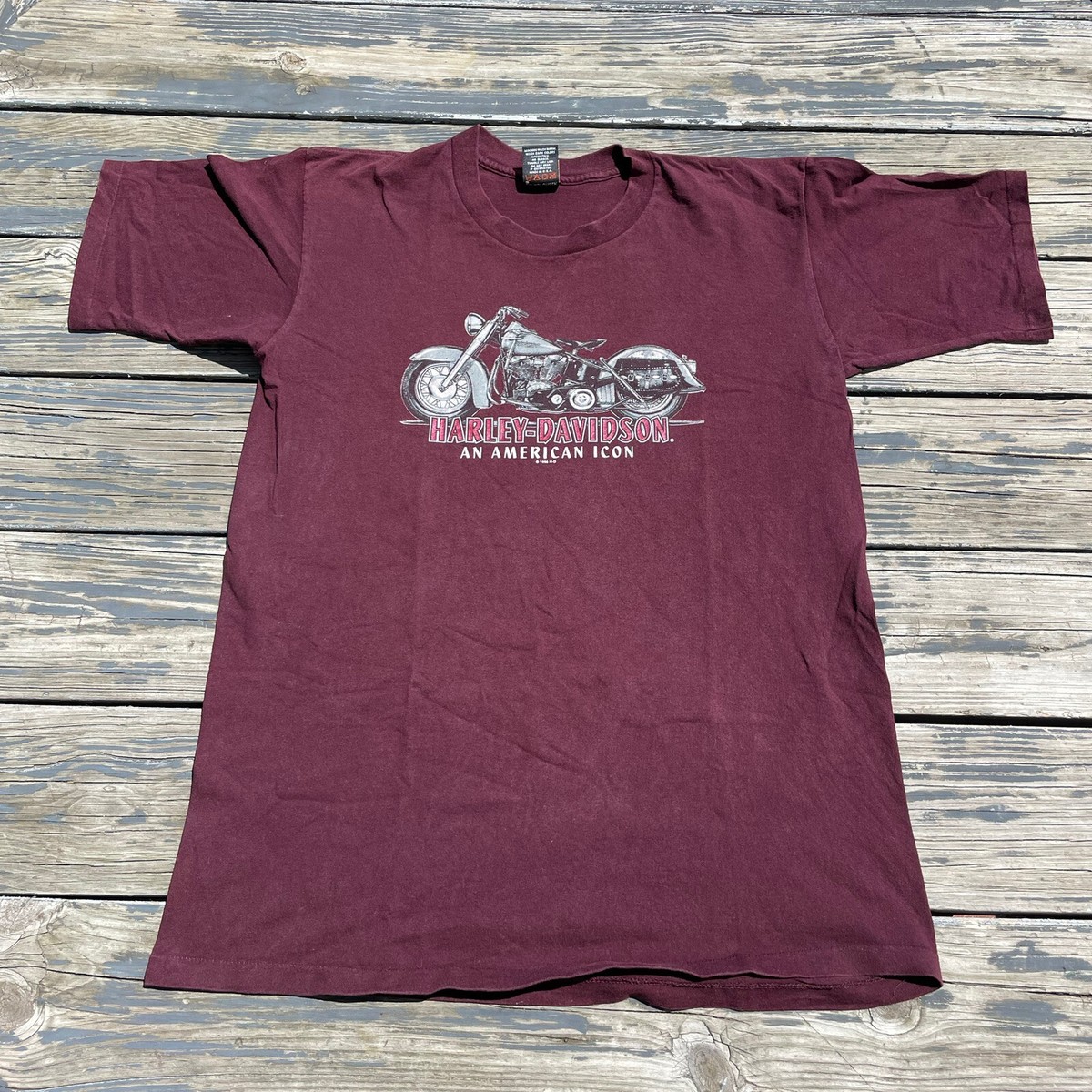 Vintage 1990s Harley Davidson Single Stitch T shirt American Icon