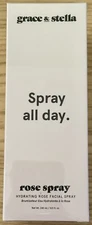 Grace and Stella Spray All Day Hydrating Rose Facial Spray Sealed New 8 FL OZ