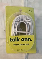 NIP Talk Onn 25  Phone Cord - New Open Box 