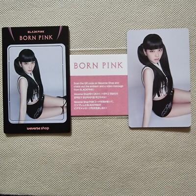 BLACK PINK OFFICIAL 2ND Album Born Pink WEVERSE BENEFIT PHOTOCARD