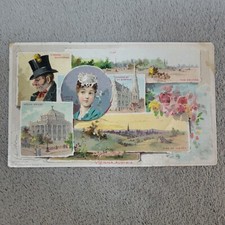 1889 Arbuckle Coffee Trade Card Vienna Austria #5 Opera Church Prater FREE SHIP