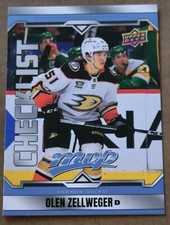 2024-25 UPPER DECK MVP #250 CHECKLIST OLEN ZELLWEGER ROOKIE 