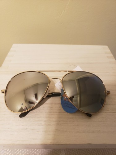 Pilotenbrille Metallgestell leicht Unisex reflektierende Gläser maximaler Schutz - Bild 7 von 7
