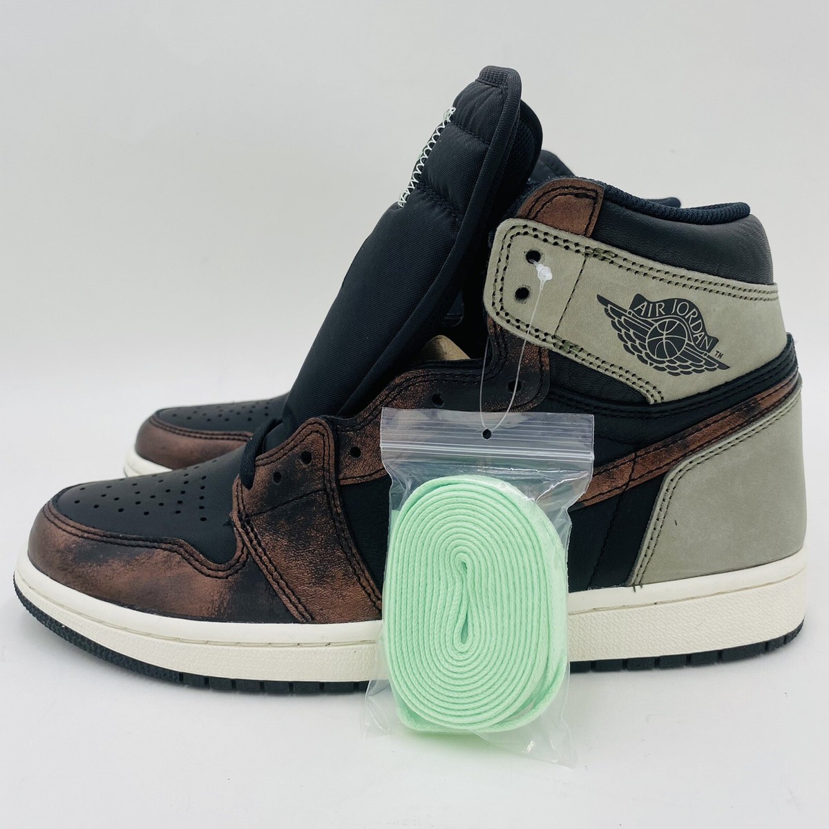 jordan 1 og hi black fresh mint light army sail