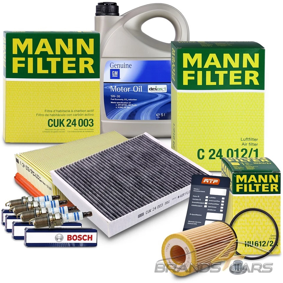 MANN-FILTER Ölfilter mit Dichtungen (HU 612/2 x)
