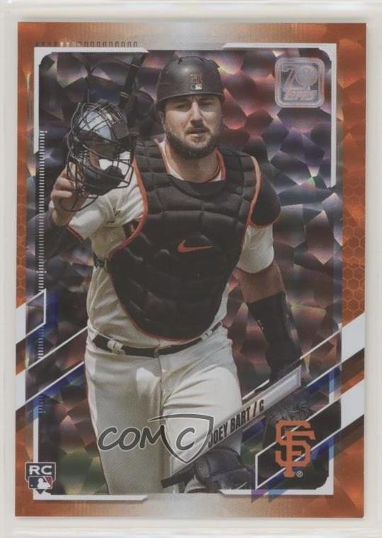 2021 Topps Orange 207/299 Joey Bart #12 Rookie RC 0d6v