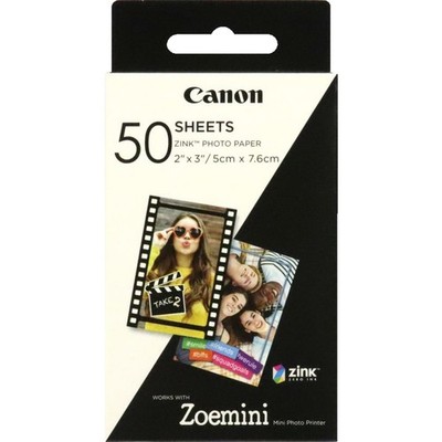 CANON Zink Fotoapapier ZP-2030 ZINK Fotopapier 5 x 7.5 cm A8 50 Blätter Fotopapi