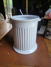 Norpro Ceramic Compost Crock Only - White 4 Qt.