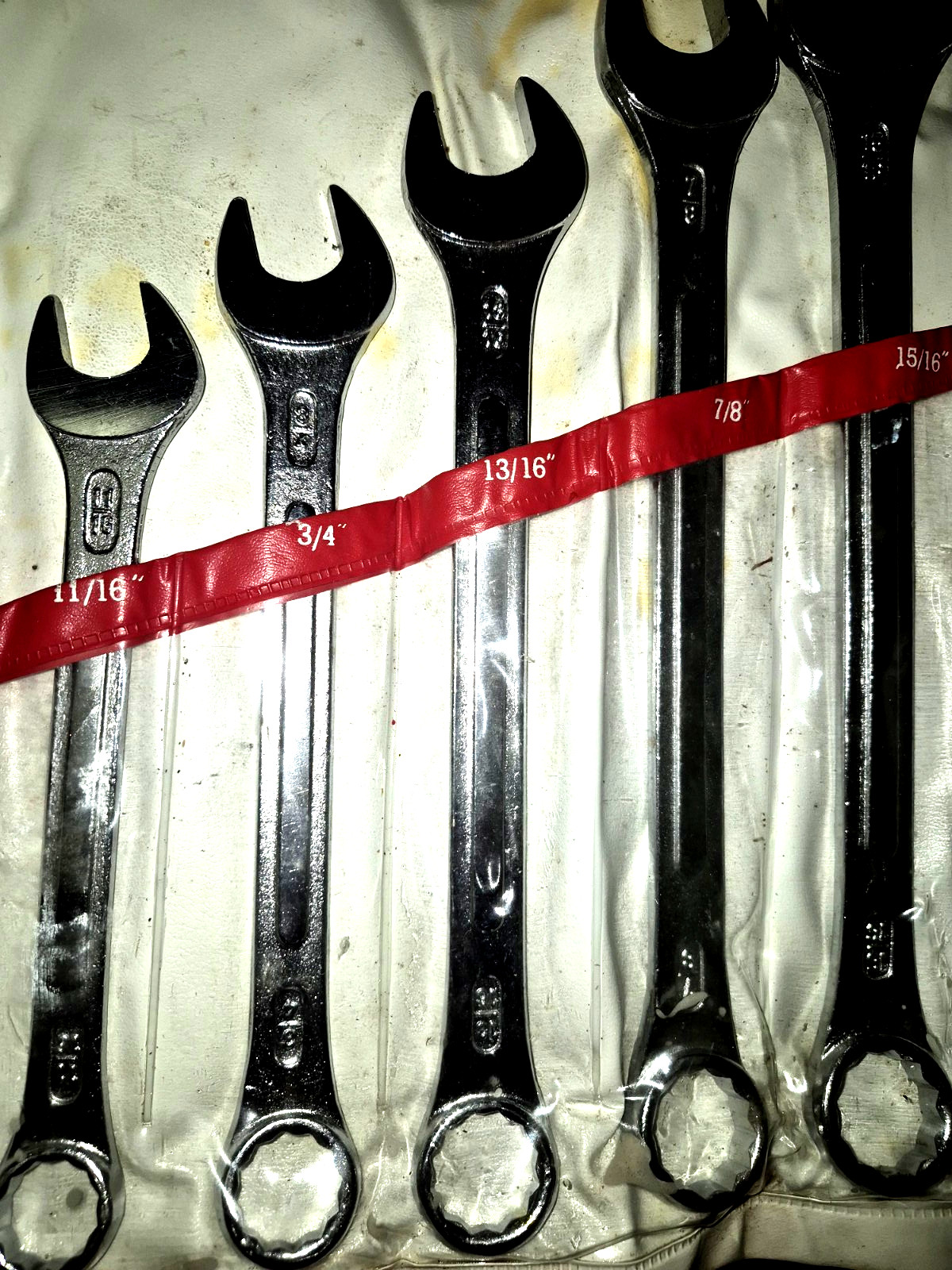 LARGE 14 pc. Mechanic Combination Wrench Set/ Forged Steel