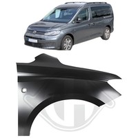 KotflüGel Vorne Rechts FüR Vw Caddy Sb Ab 2020 Grundiert Stahl