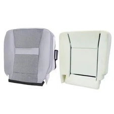 Driver Side Bottom Cloth Seat Cover and Bottom Foam Cushion Compatible with 