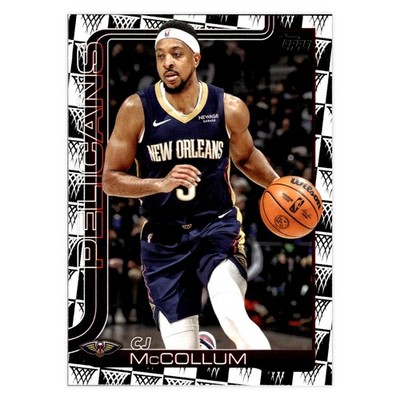 CJ McCollum Topps 2025-26 #193 Season Tip Off New Orleans Pelicans