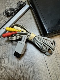 Nintendo Wii U 32GB Console Sensor Bar & AV Cables No Power Cords TESTED Works