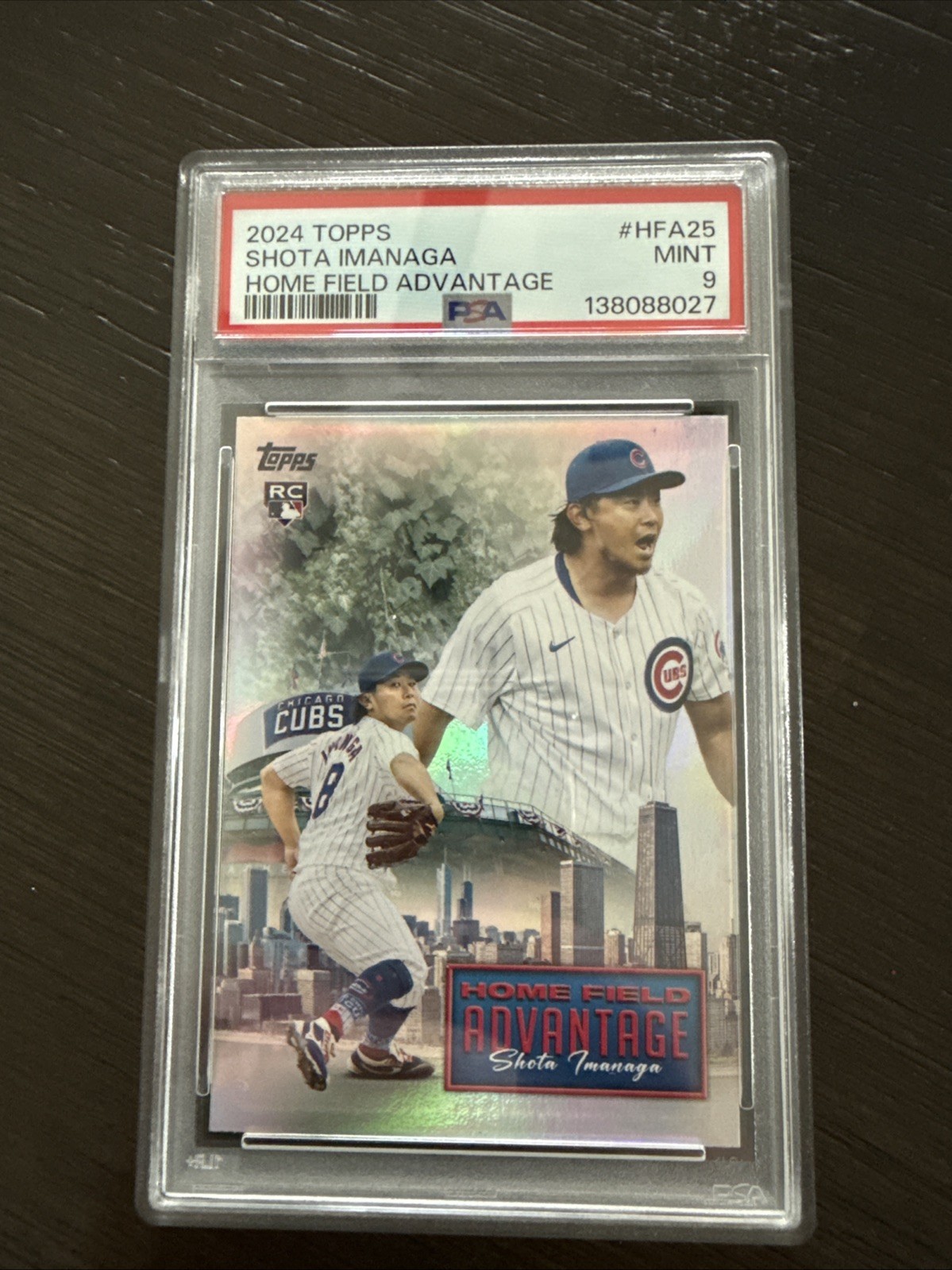 2024 Topps Update Series - Home Field Advantage Shota Imanaga #HFA-25 (RC) PSA 9