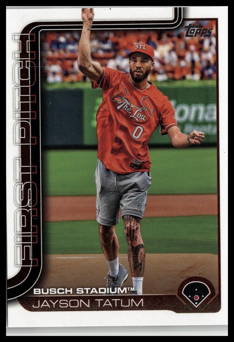 2025 Topps #FP-5 Jayson Tatum First Pitch (Series One)