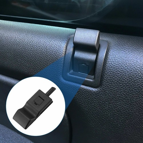 Perilla de bloqueo de puerta delantera/trasera negra A para Chevy/GMC Silverado/Sierra 2007-2013 - Imagen 3 de 11