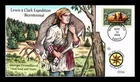 DR JIM STAMPS US COVER LEWIS & CLARK BICENTENNIAL FDC COLLINS HAND PAINTED