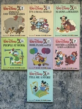 Vintage Walt Disney Fun To Read Library Beginning Reader Books Lot of 8